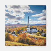 Neue England Landschaft im Herbst Magnet (Vorne)