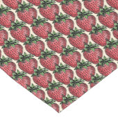 Neue Erdbeermuster-Sommer-Frucht-Inspiration Kurzer Tischläufer (Ecke)