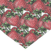 Neue Erdbeermuster-Sommer-Frucht-Inspiration Kurzer Tischläufer (Ecke)