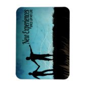 "Neue Erfahrungen" Motivation Affirmation Flexibel Magnet (Vertikal)