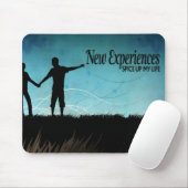 "Neue Erfahrungen" Motivation Affirmation Mousepad (Mit Mouse)