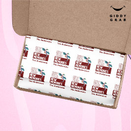 Neue Erinnerungen Dragon Cherry Red Seidenpapier