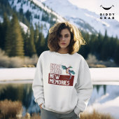 Neue Erinnerungen Dragon Cherry Red Sweatshirt