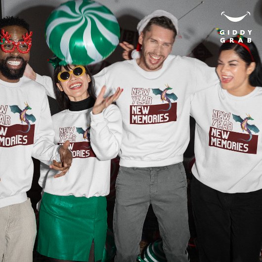 Neue Erinnerungen Dragon Cherry Red Sweatshirt