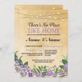 Neue Erwärmung Sweet Zuhause Key Einladung (Vorne/Hinten)