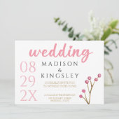 Neue Extravagante Elegantin Sensationelle und spek Einladung (Stehend Vorderseite)