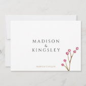 Neue Extravagante Elegantin Sensationelle und spek Einladung (Rückseite)