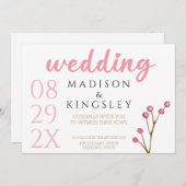 Neue Extravagante Elegantin Sensationelle und spek Einladung (Vorne/Hinten)