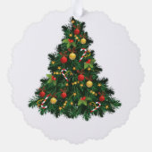 Neue Familie von 3 Ersten Weihnachtskuchen 2025 Ornament Karte (Rückseite)