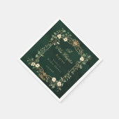 Neue Fantasy-Buchliebhaber-Hochzeitsdusche Serviette (Ecke)