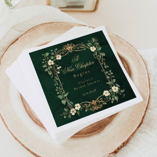 Neue Fantasy-Buchliebhaber-Hochzeitsdusche Serviette
