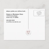 neue Farbanschrift Ankündigungspostkarte (Rückseite)