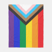 Neue Farbe für die Flagge Streifen Fensterheber Fleecedecke (Vorderseite)