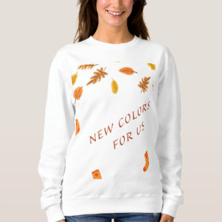 Neue Farben für den Orangenherbst Sweatshirt