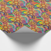 Neue farbenfrohe Abstrakte Background Geschenkpapier (Ecke)