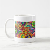 Neue farbenfrohe Abstrakte Background Kaffeetasse (Links)