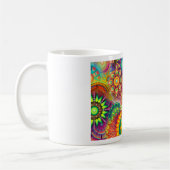 Neue farbenfrohe Abstrakte Background Kaffeetasse (Links)