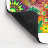 Neue farbenfrohe Abstrakte Background Mousepad (Ecke)