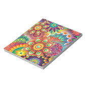 Neue farbenfrohe Abstrakte Background Notizblock (Rotiert)