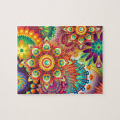 Neue farbenfrohe Abstrakte Background Puzzle (Horizontal)