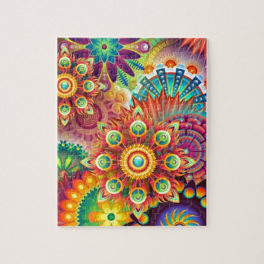 Neue farbenfrohe Abstrakte Background Puzzle (Vertikal)