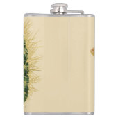 Neue farbenfrohe Cactis personalize Name Flask Flachmann (Rückseite)
