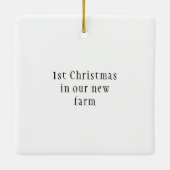 Neue Farm Familie Weihnachtsschmuck (Rückseite)