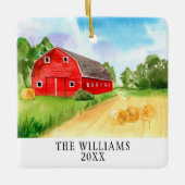 Neue Farm Familie Weihnachtsschmuck (Vorderseite)