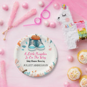 Neue Farm Pink Blue Boho Girl Boy Fall Baby Dusche Pappteller (Party)