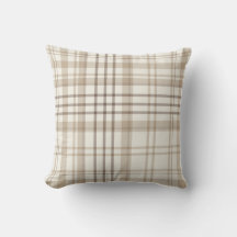 Neue Farmhouse-Beige und Taupe-Karierung