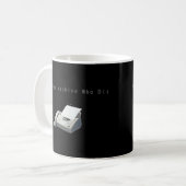 Neue Faxmaschine, die Kaffeetasse (Vorderseite Links)