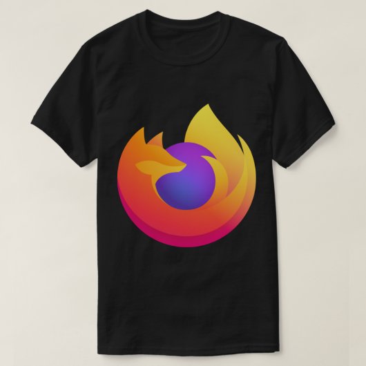 Neue Firefox 2020-Logo-Aufkleber T-Shirt (Design vorne)