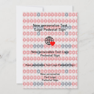 Neue Flach-Einladung Passen Sie Ihre eigene an Einladung