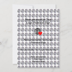 Neue Flach-Einladung Passen Sie Ihre eigene an Einladung