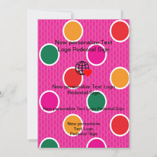 Neue Flach-Einladung Passen Sie Ihre eigene an Einladung