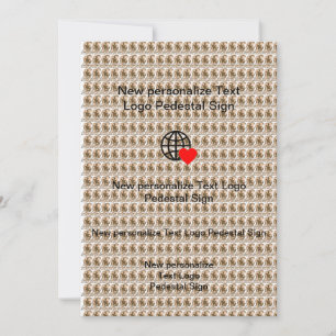 Neue flache Einladung Passen Sie Ihre eigene an