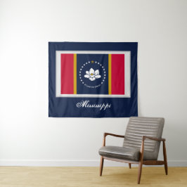 Neue Flag 2020 für Mississippi Wandteppich