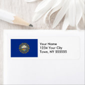 Neue Flagge des Staates Hampshire (Insitu)