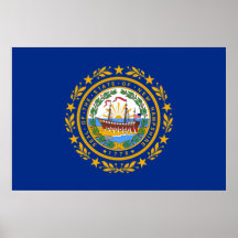 Neue Flagge des Staates Hampshire
