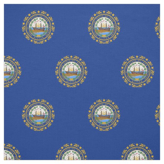 Neue Flagge des Staates Hampshire Stoff (Muster)