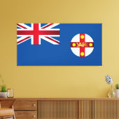 Neue Flagge Südwales Leinwanddruck (Insitu (Wohnzimmer))