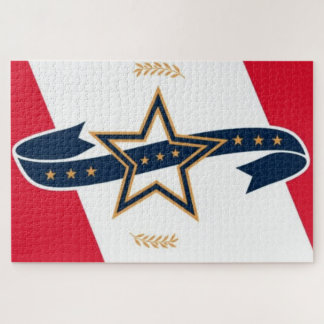 Neue Flagge von Montgomery, Alabama Puzzle