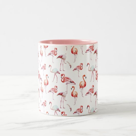 NEUE Flamingo "фламинго" russische Tasse (Mittel)