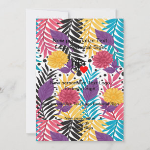 Neue Flat Einladung Passen Sie Ihre eigene an