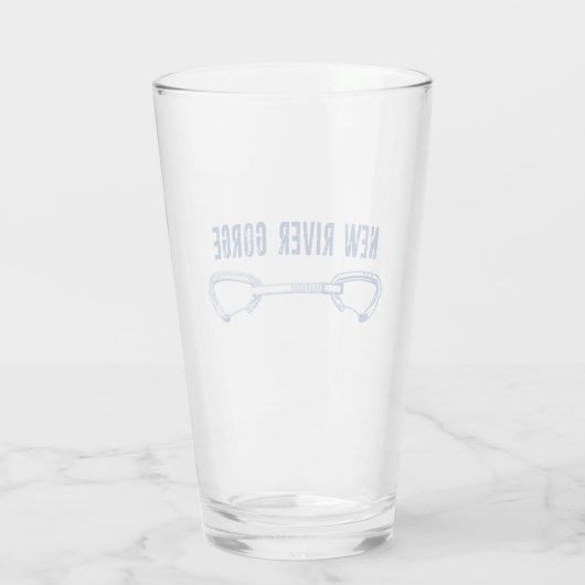 Neue Flussschlucht Klettern Schnellziehen Glas (Rückseite)