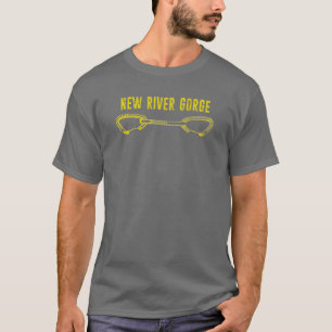 Neue Flussschlucht Klettern Schnellziehen T-Shirt