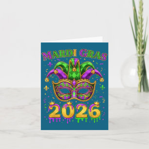 Neue Frauen Mardi Gras Narrenhut Orleans Karte