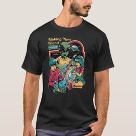 Neue Freunde finden – Außerirdische soziale Fähigk T-Shirt