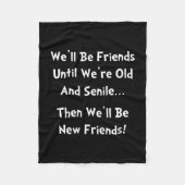 Neue Freunde Fleecedecke (Vorderseite)