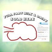 NEUE Furz Dairy by RoseWrites Window Cling Fensteraufkleber (Blatt 3)